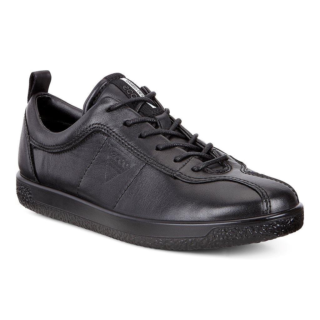 Ecco Soft 1 Womens Sneakers In Black Outlet - India TXW-397564